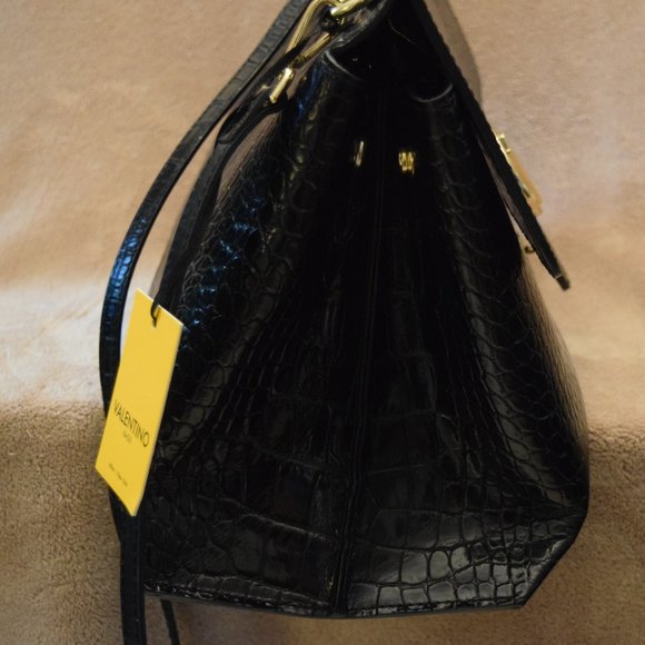 Olimpia Croc-Embossed Leather Top Handle Bag - NWT - Picture 5 of 7